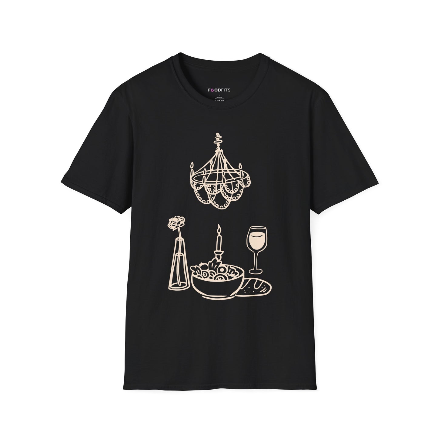 Dinner salad t-shirt