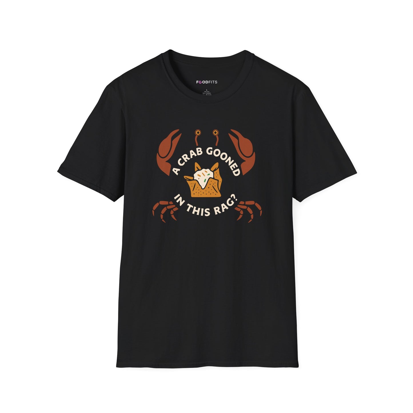 A crab gooned in this rag t-shirt