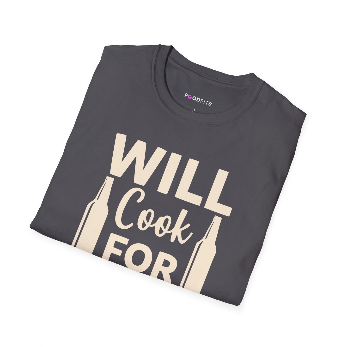Will cook for wine t-shirt