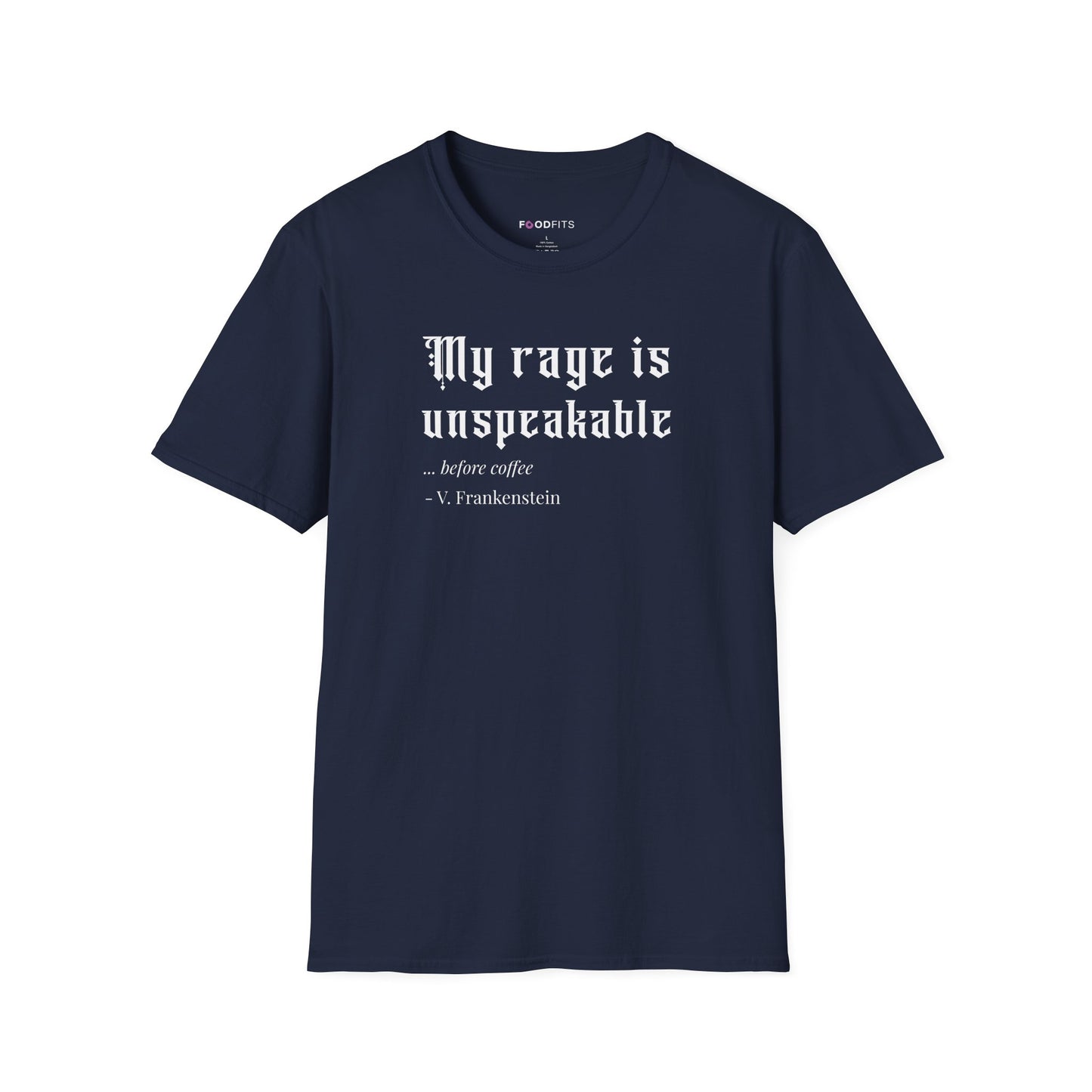 My rage is unspeakable t-shirt