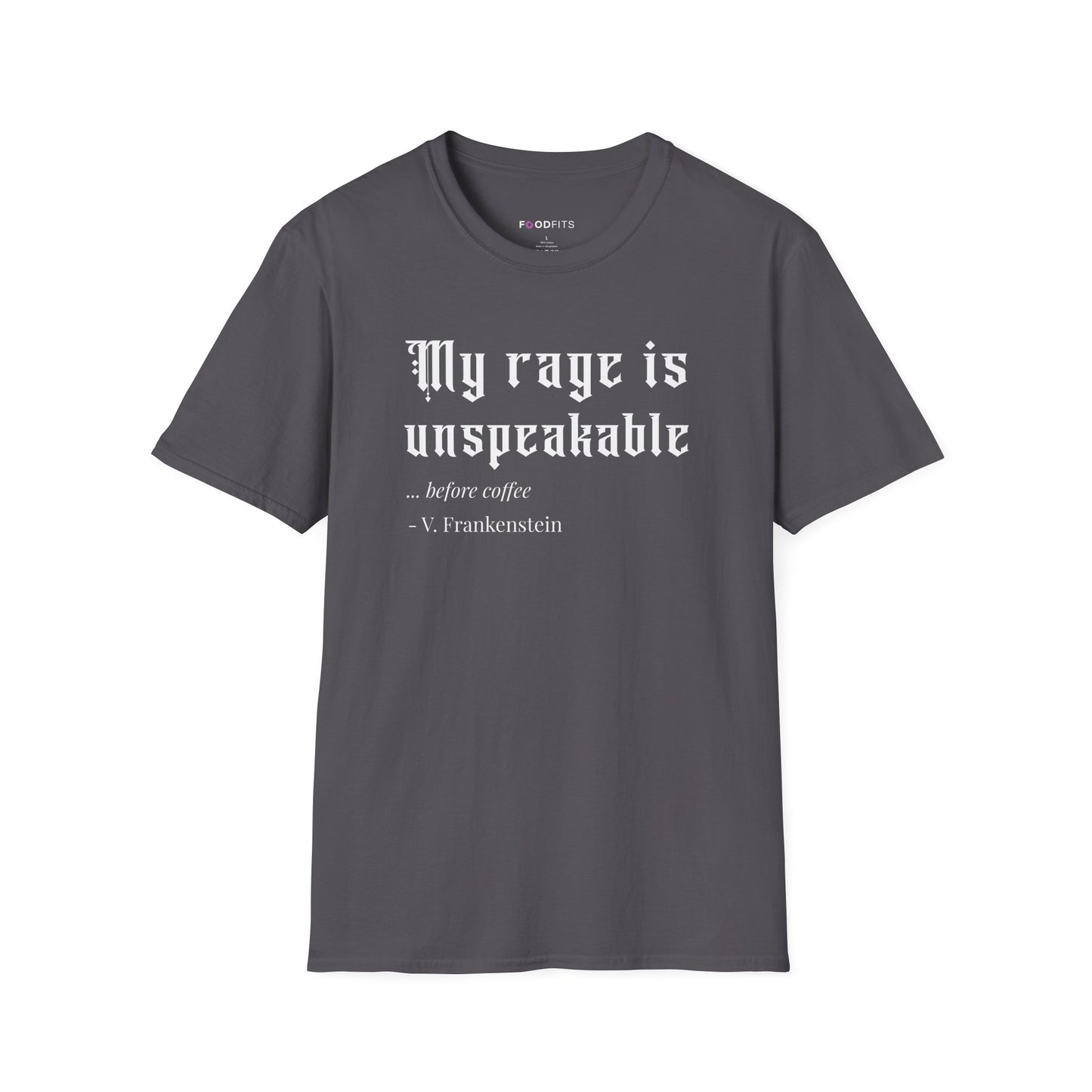 My rage is unspeakable t-shirt
