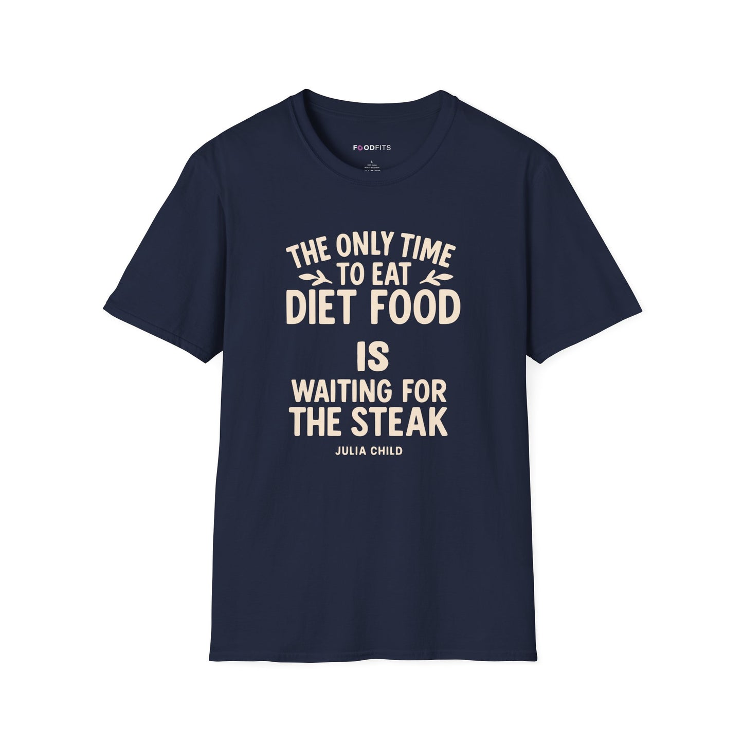 The only time to eat diet food t-shirt
