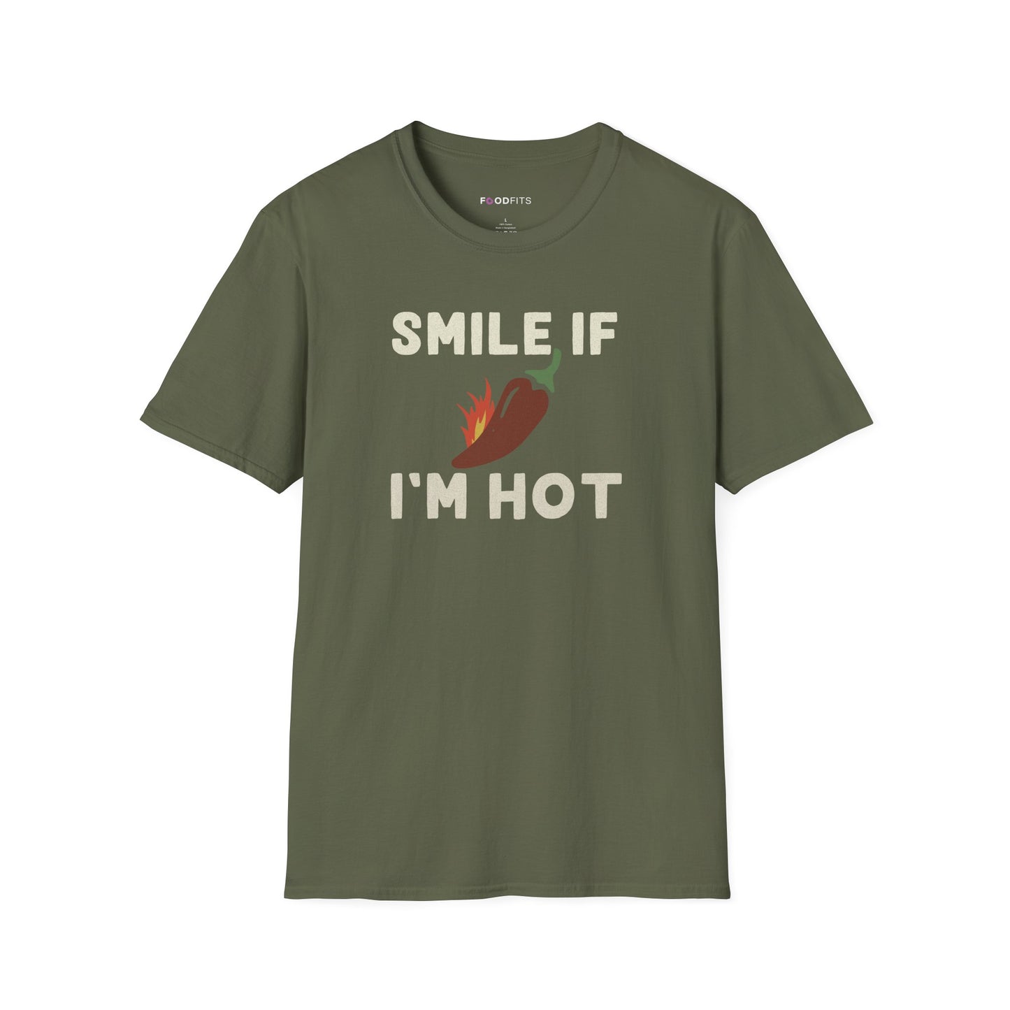 Smile if I'm hot t-shirt