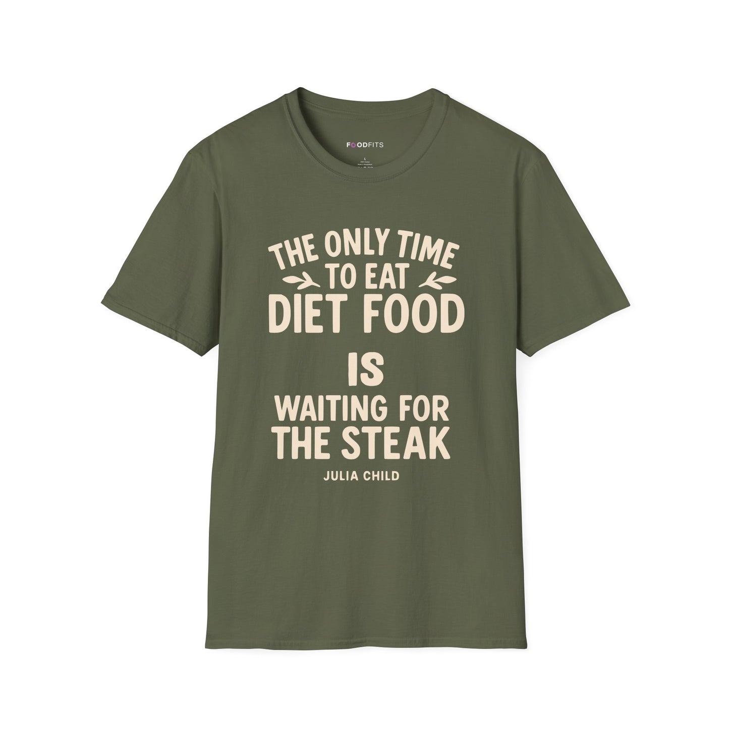 The only time to eat diet food t-shirt