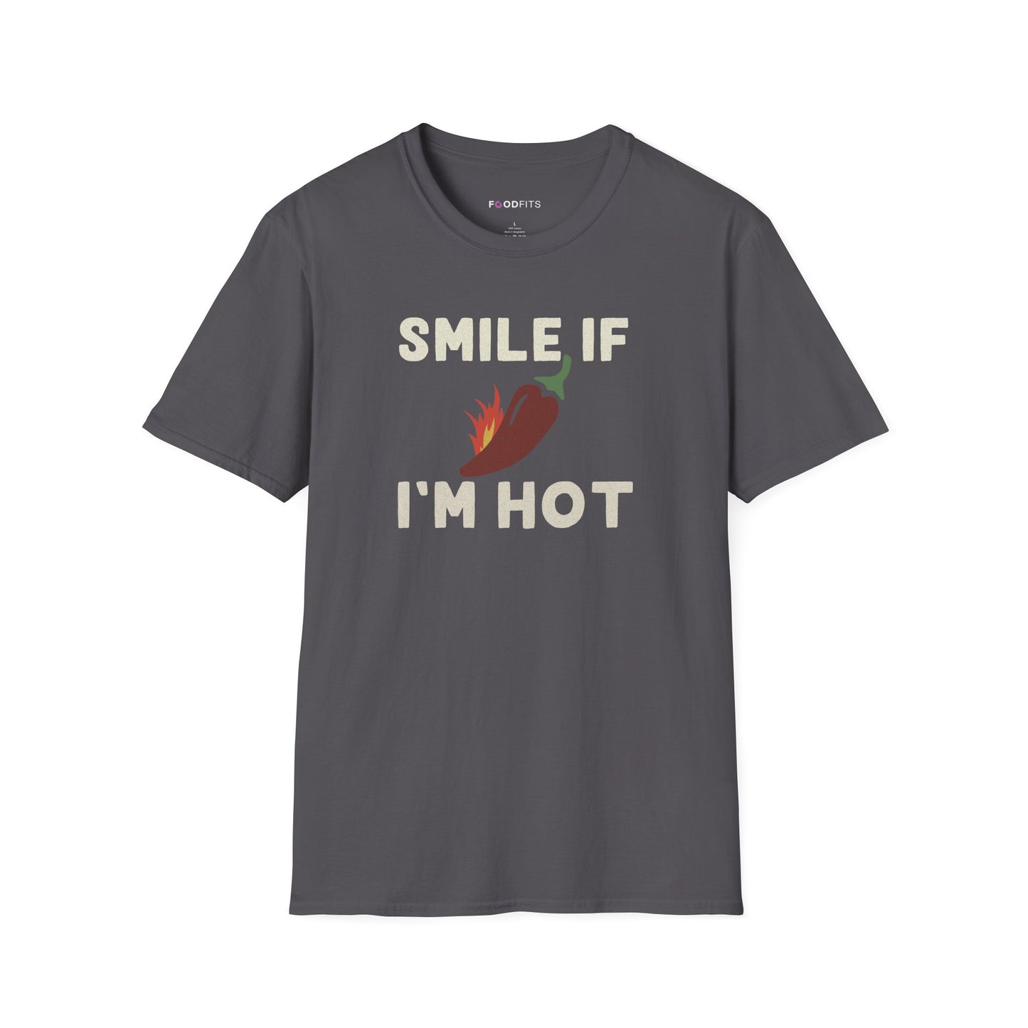 Smile if I'm hot t-shirt