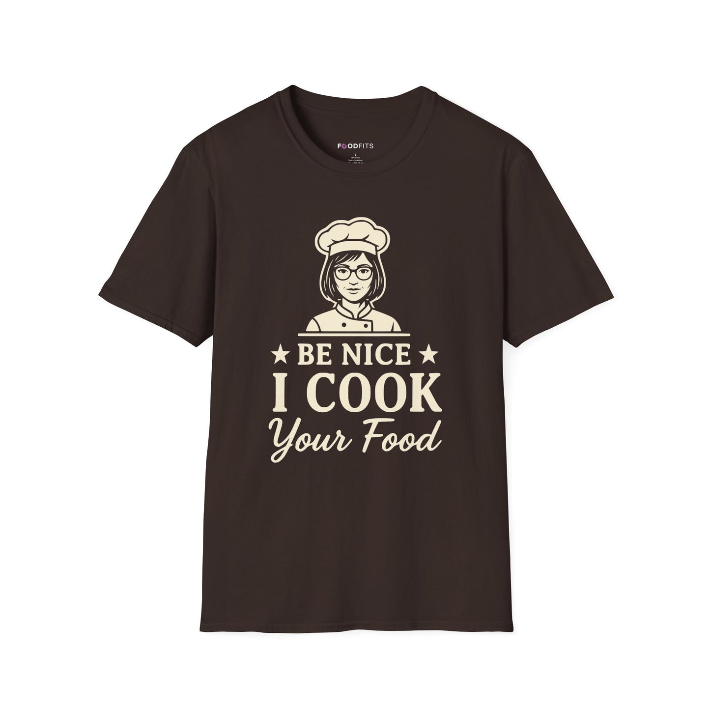 Be nice i cook your food t-shirt