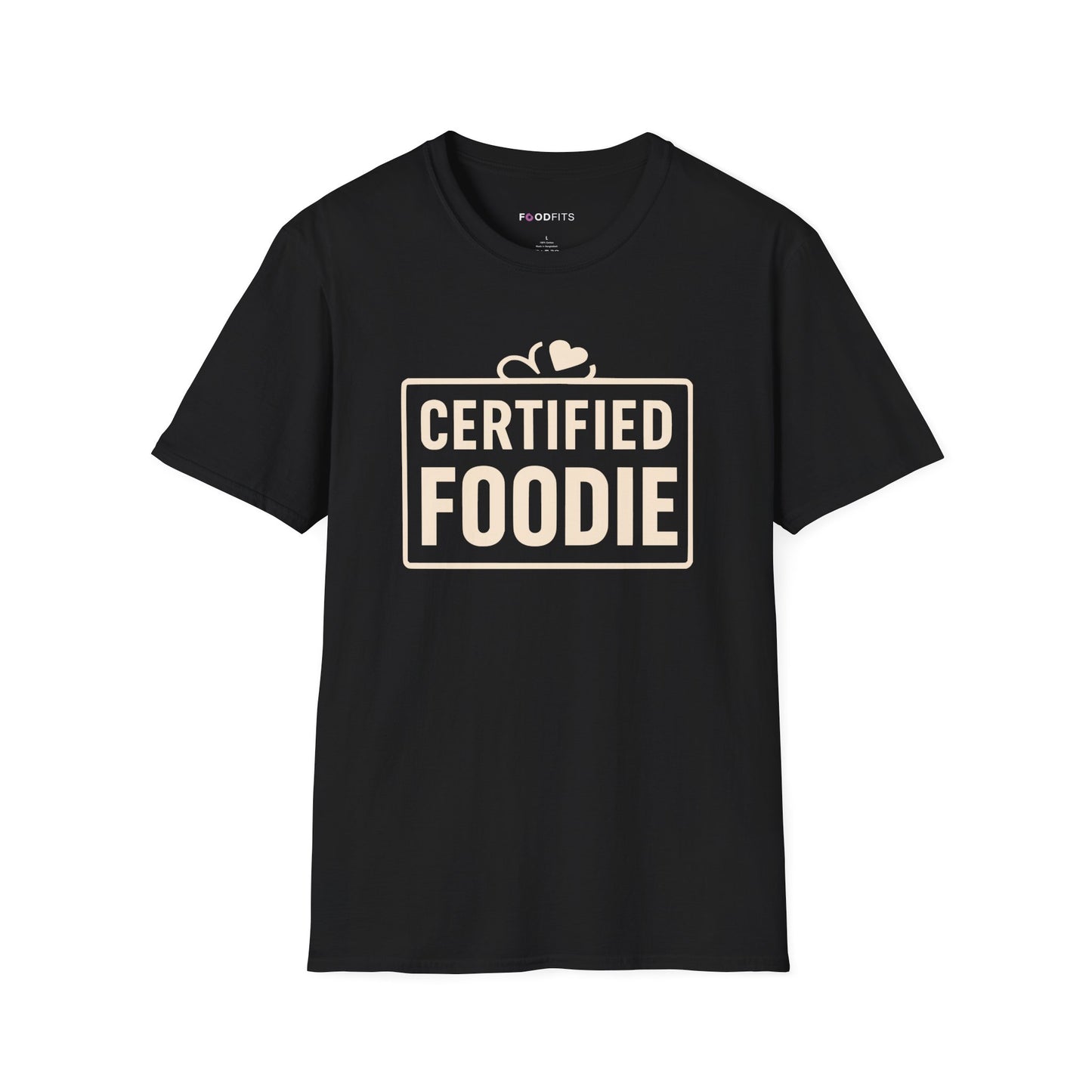 Certified foodie t-shirt