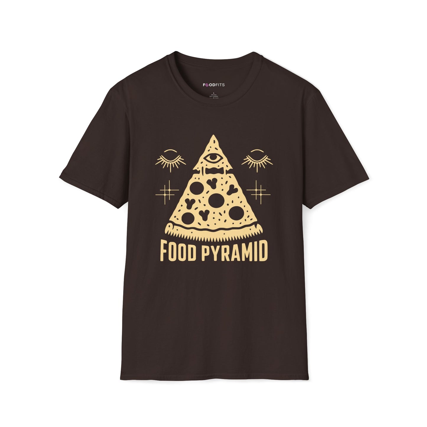 Food pyramid t-shirt