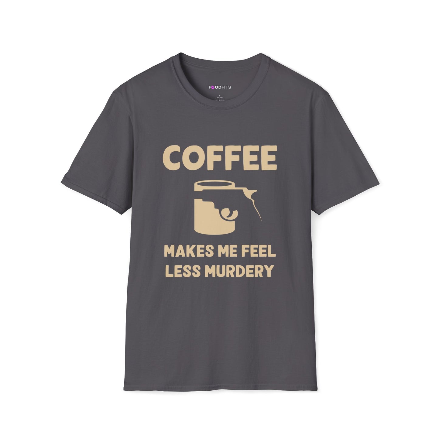 Coffee - less murdery t-shirt