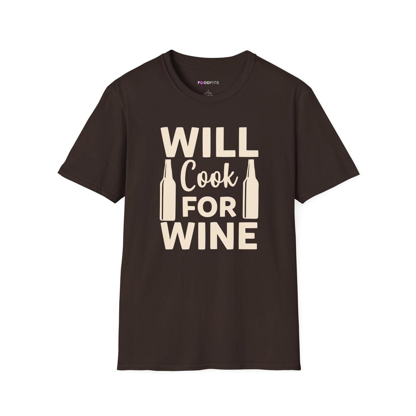 Will cook for wine t-shirt
