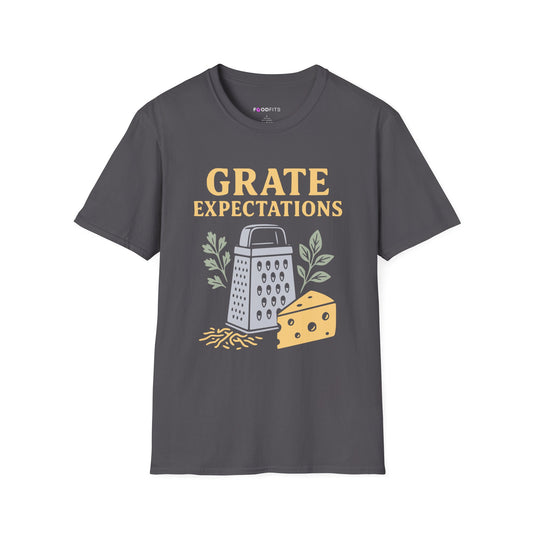 Grate expectations t-shirt