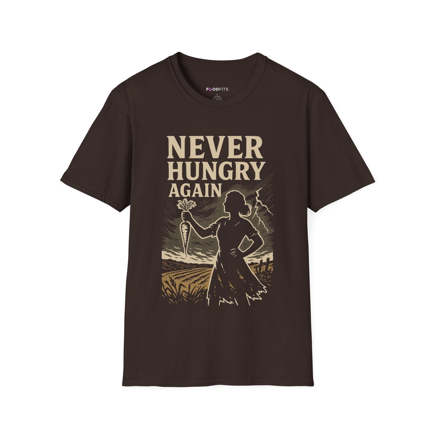 Never hungry again t-shirt