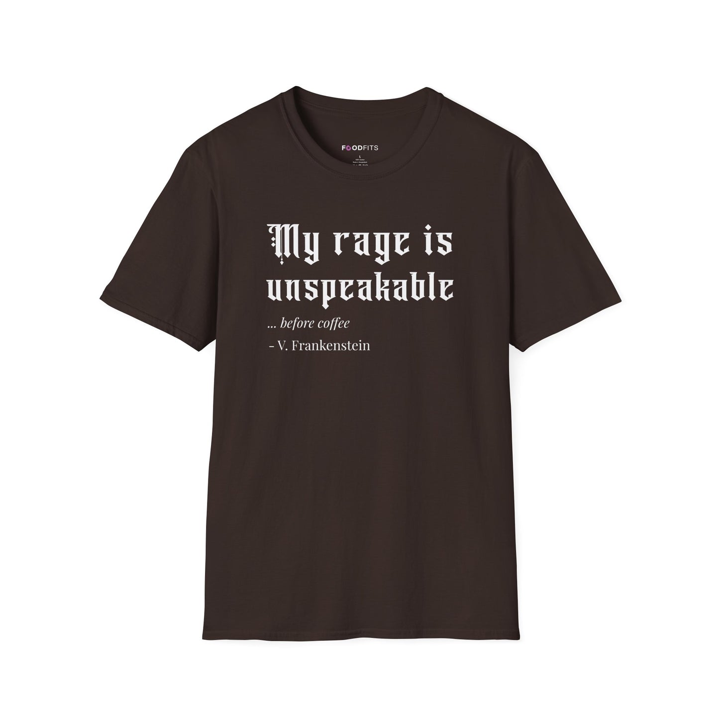 My rage is unspeakable t-shirt