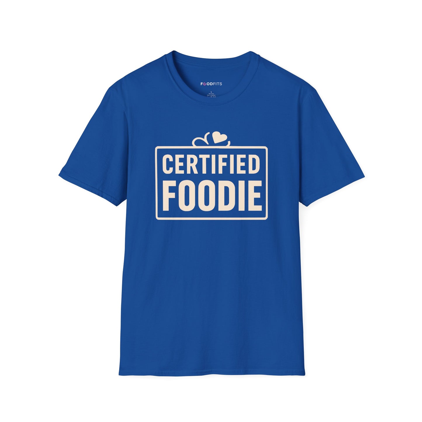 Certified foodie t-shirt