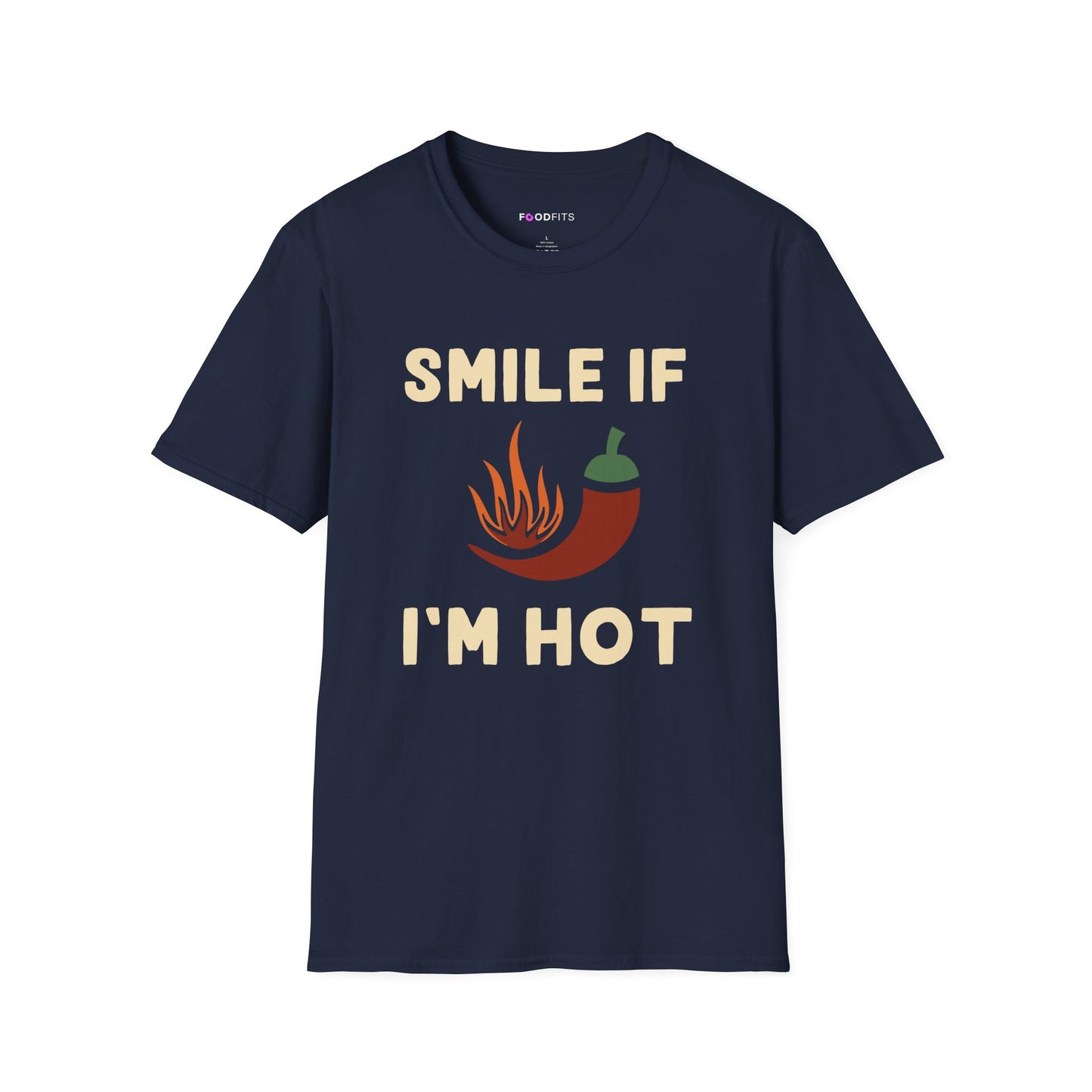 Smile if i'm hot t-shirt