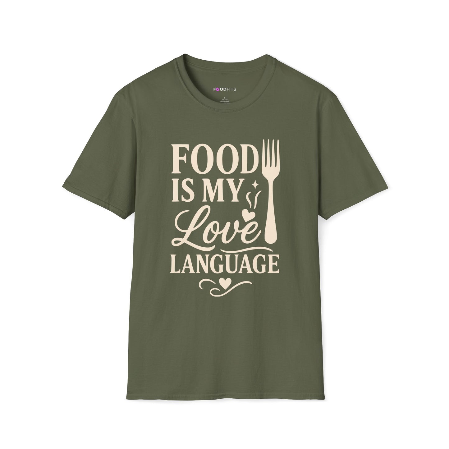 Food is my love language t-shirt
