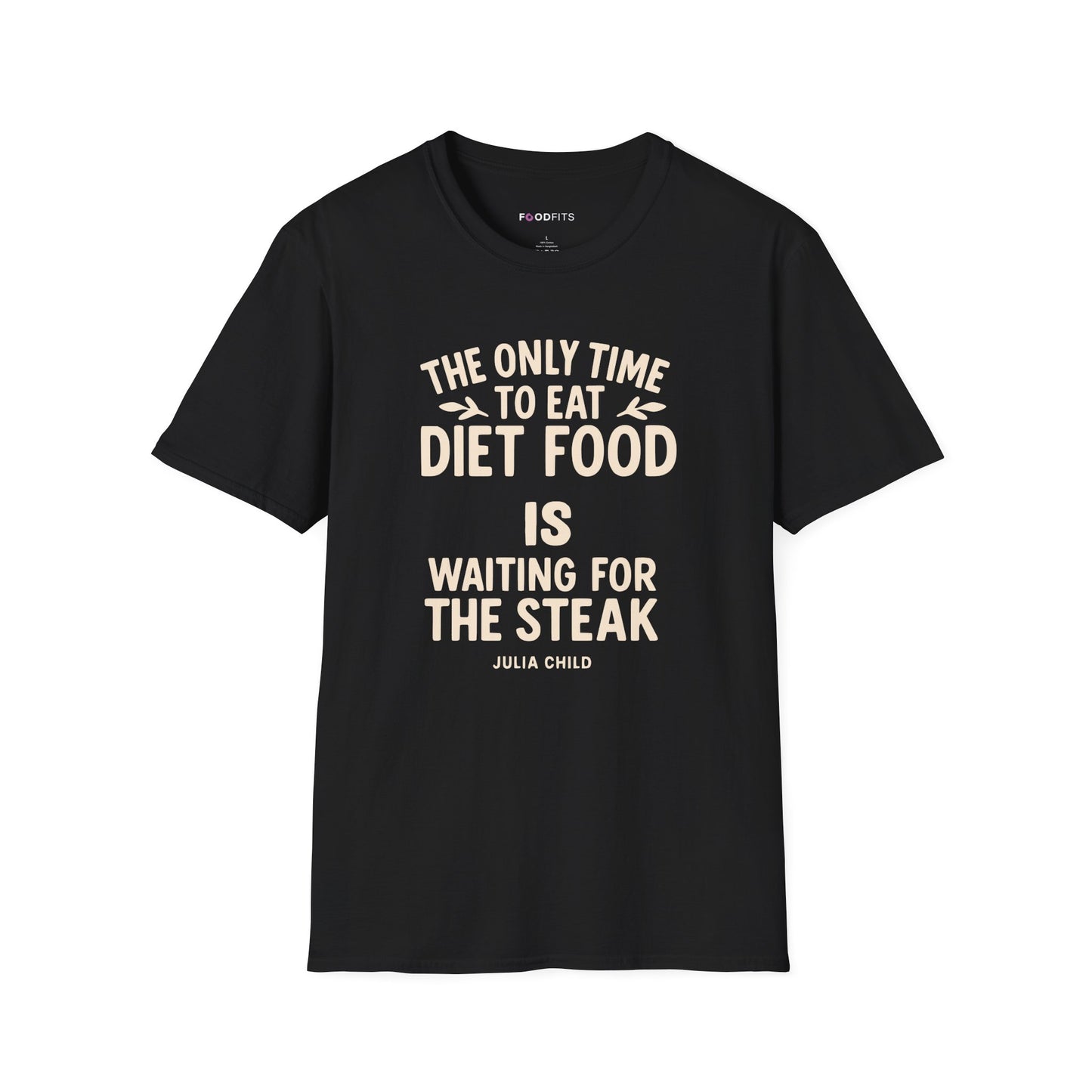 The only time to eat diet food t-shirt