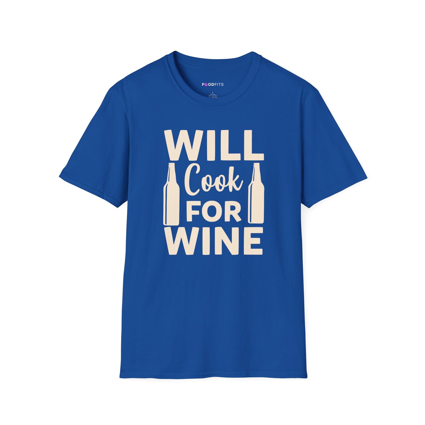Will cook for wine t-shirt