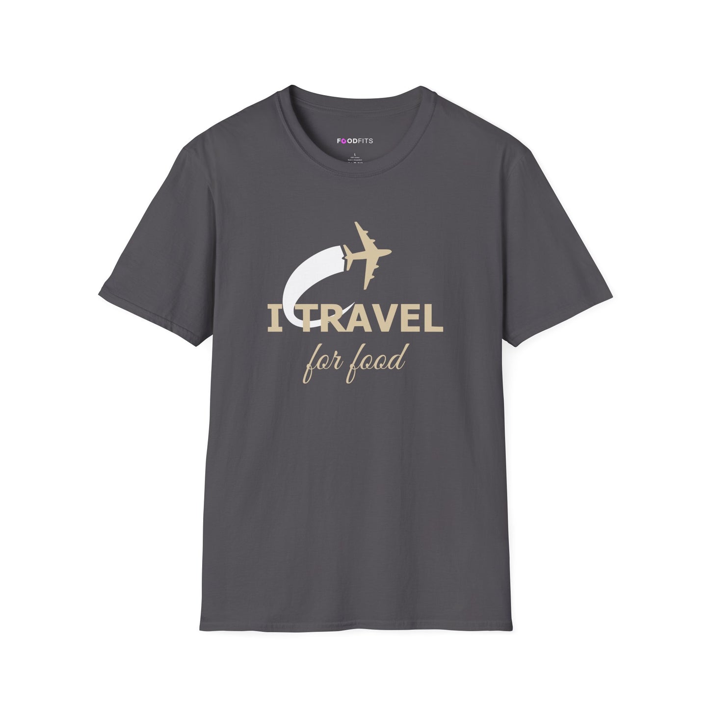 Will travel for food t-shirt