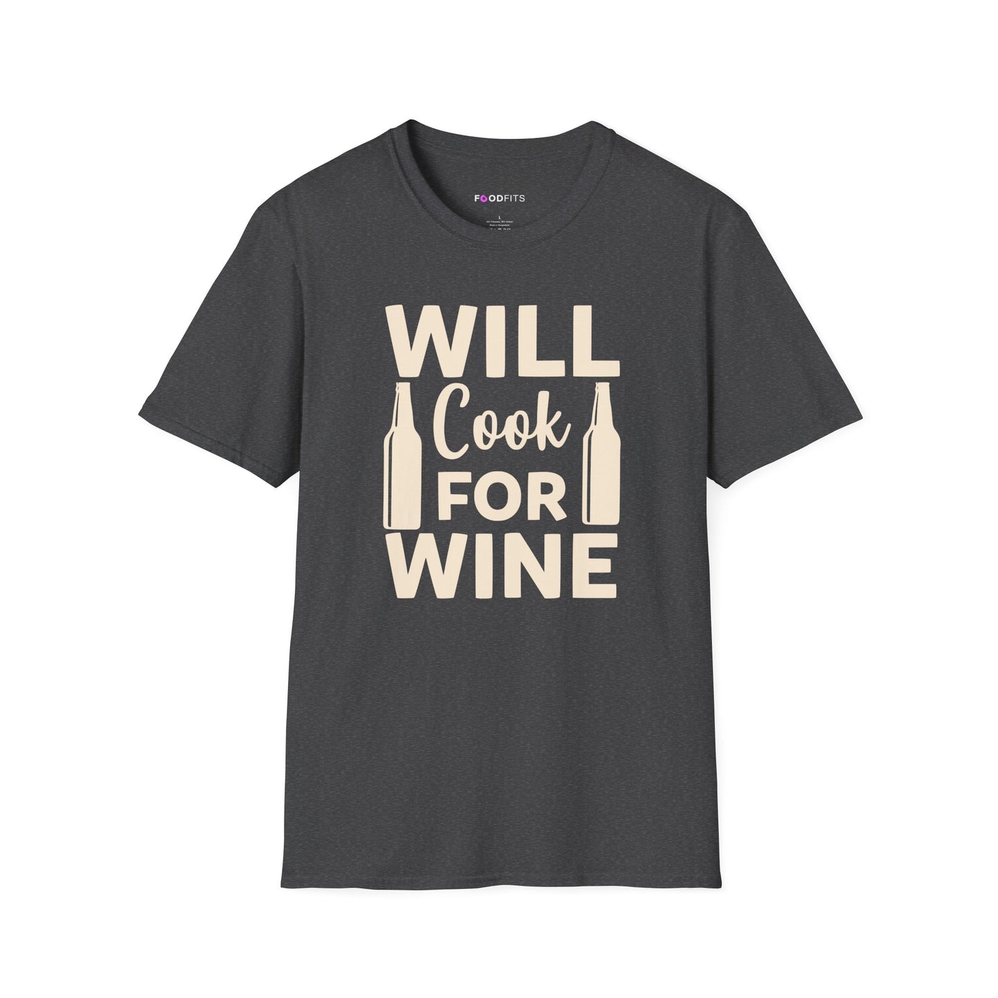 Will cook for wine t-shirt