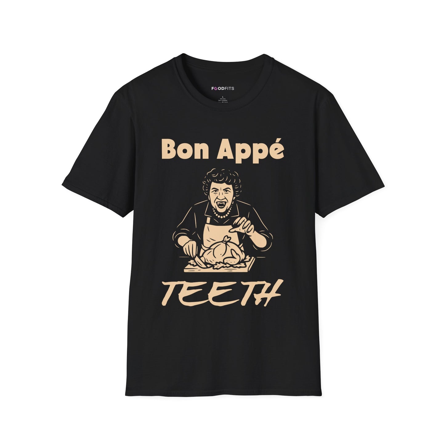 Bon appe' teeth t-shirt