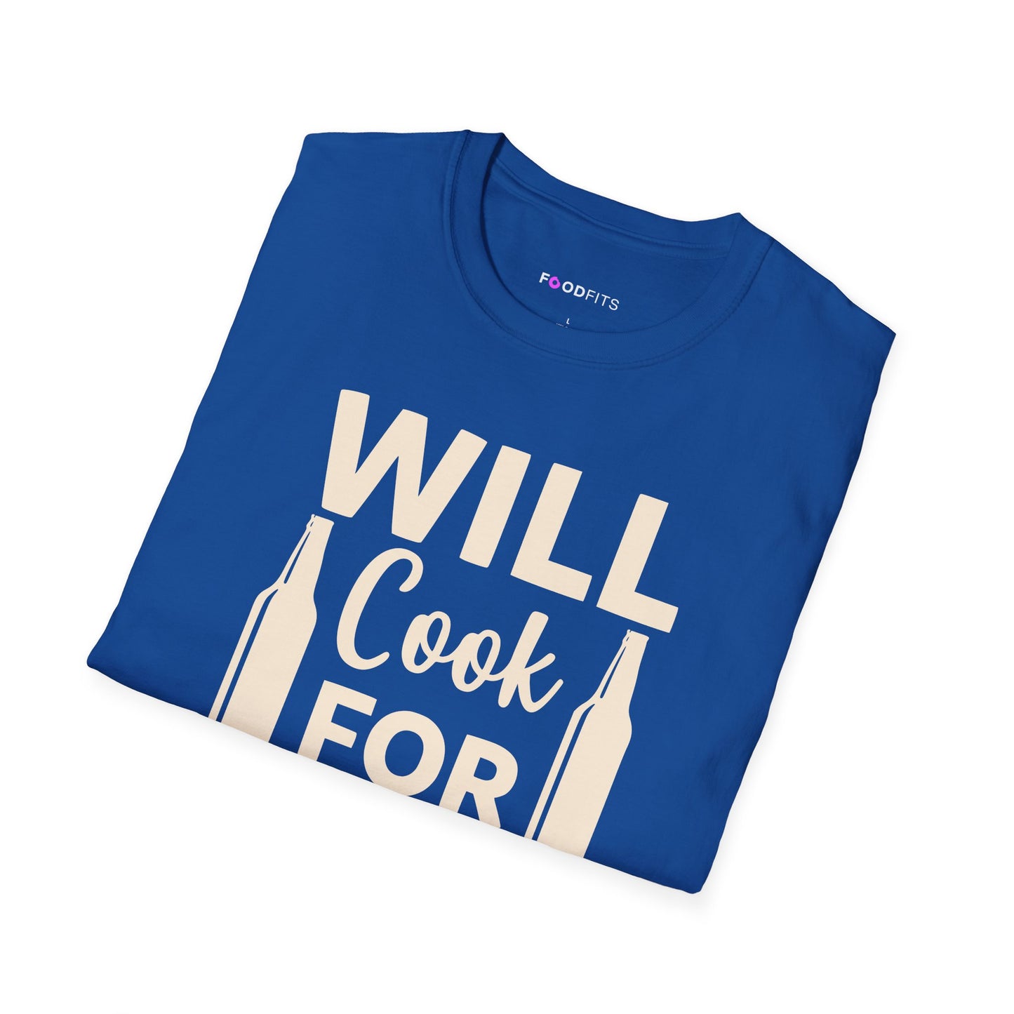 Will cook for wine t-shirt