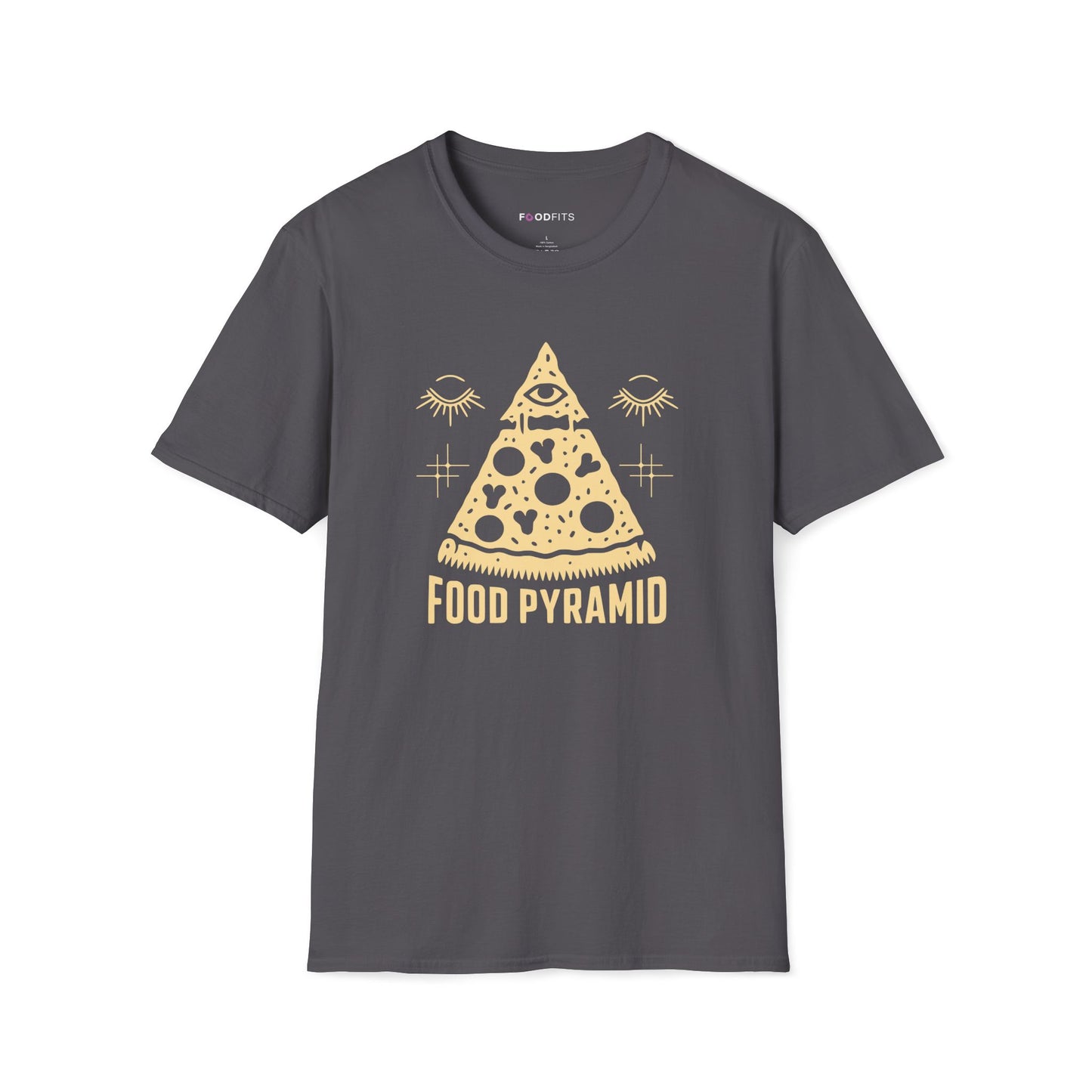 Food pyramid t-shirt