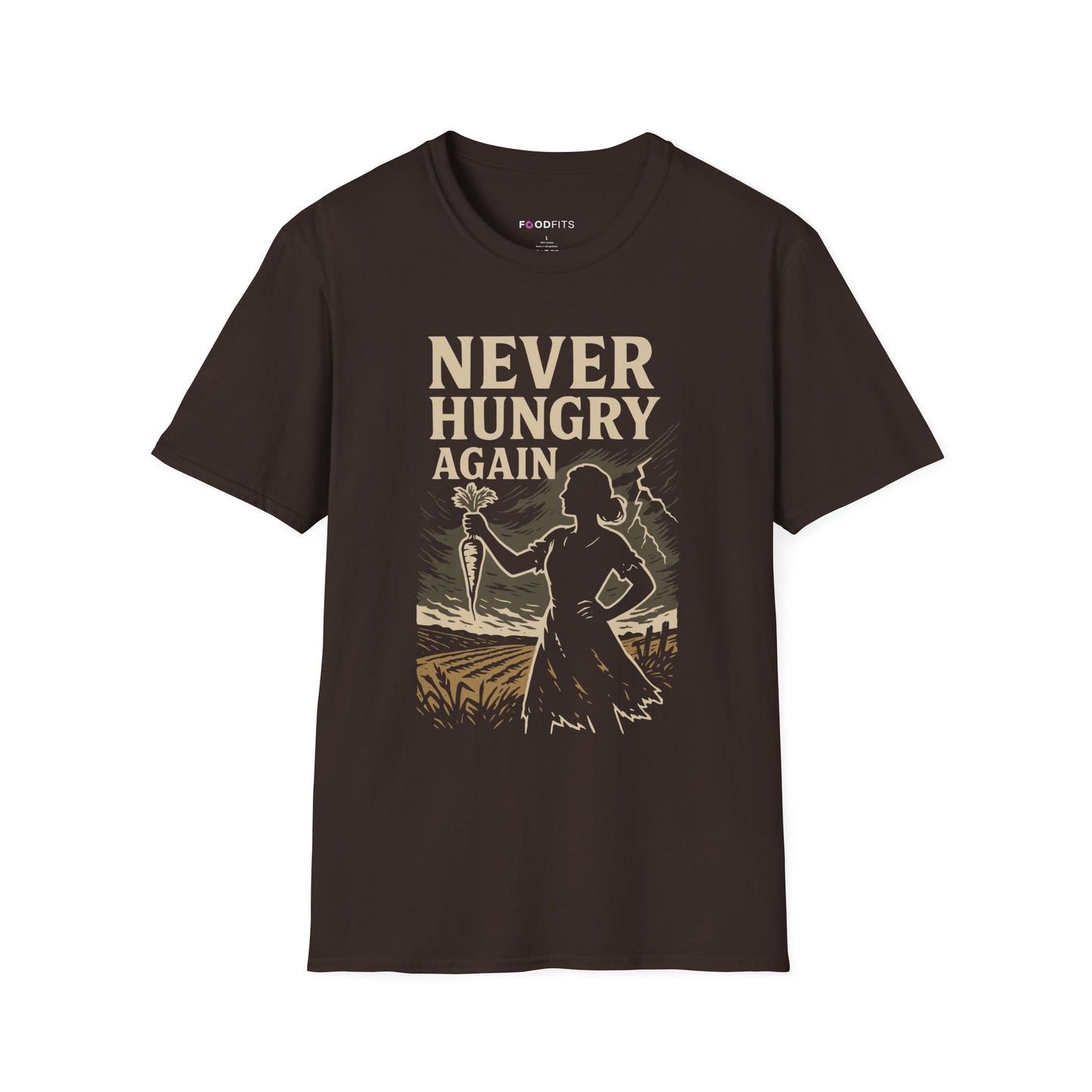 Never hungry again t-shirt