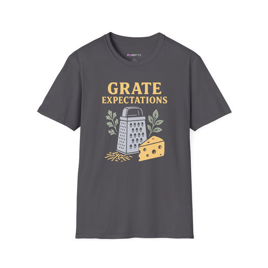 Grate expectations t-shirt