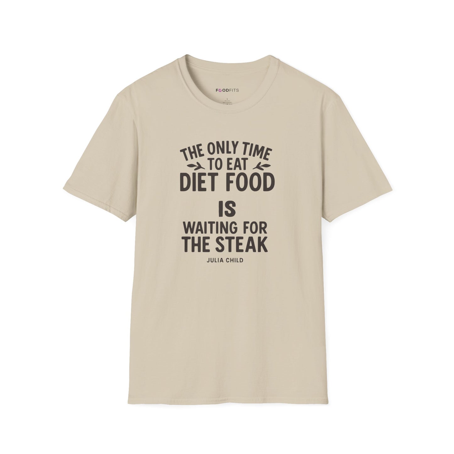The only time to eat diet food t-shirt