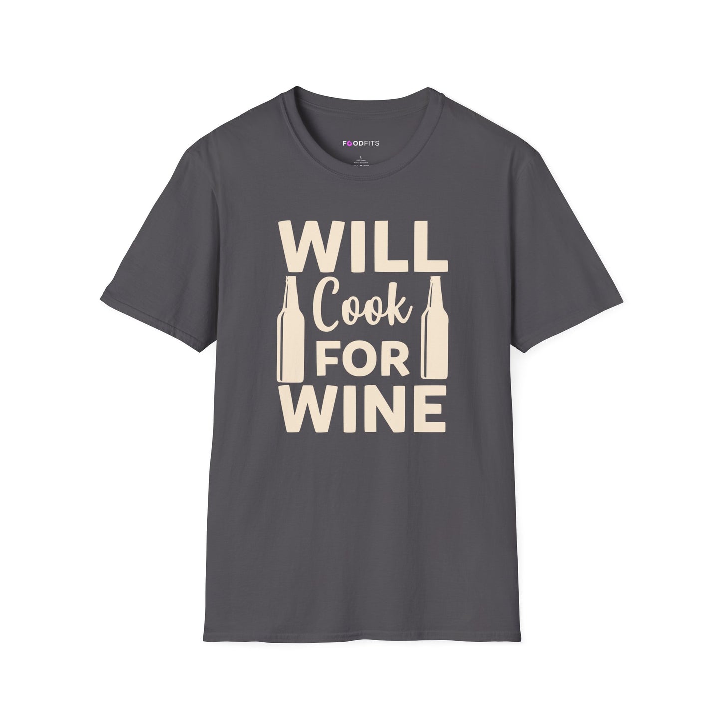 Will cook for wine t-shirt