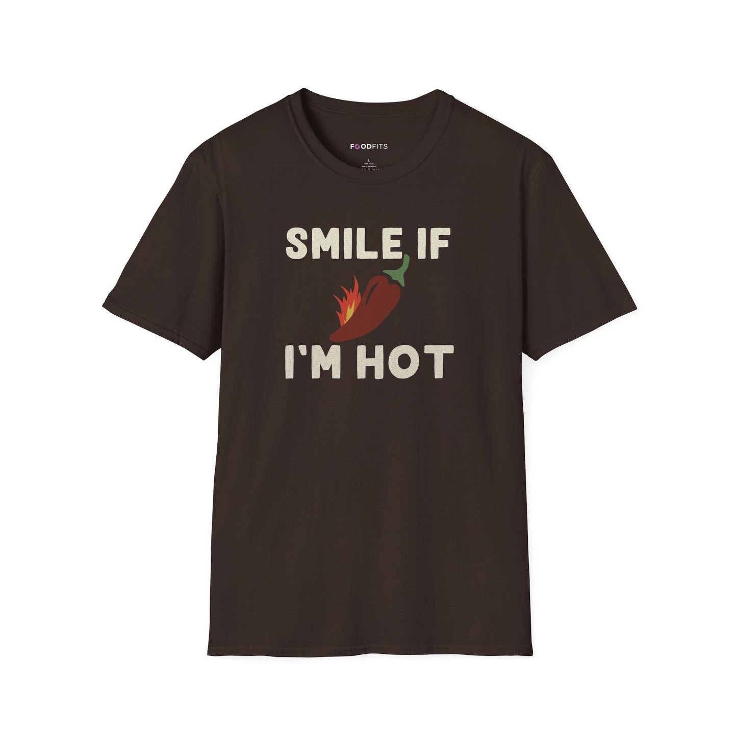 Smile if I'm hot t-shirt