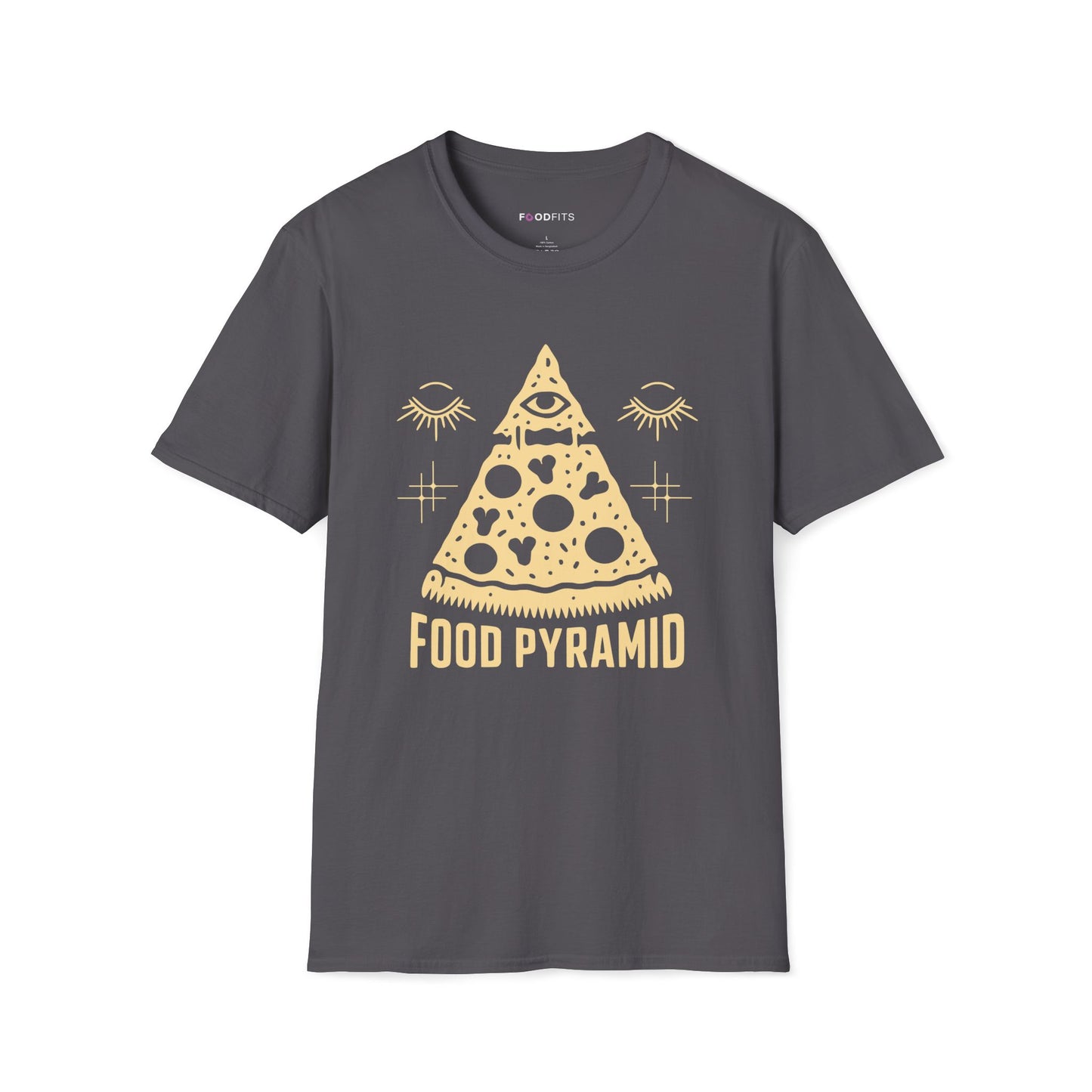 Food pyramid t-shirt