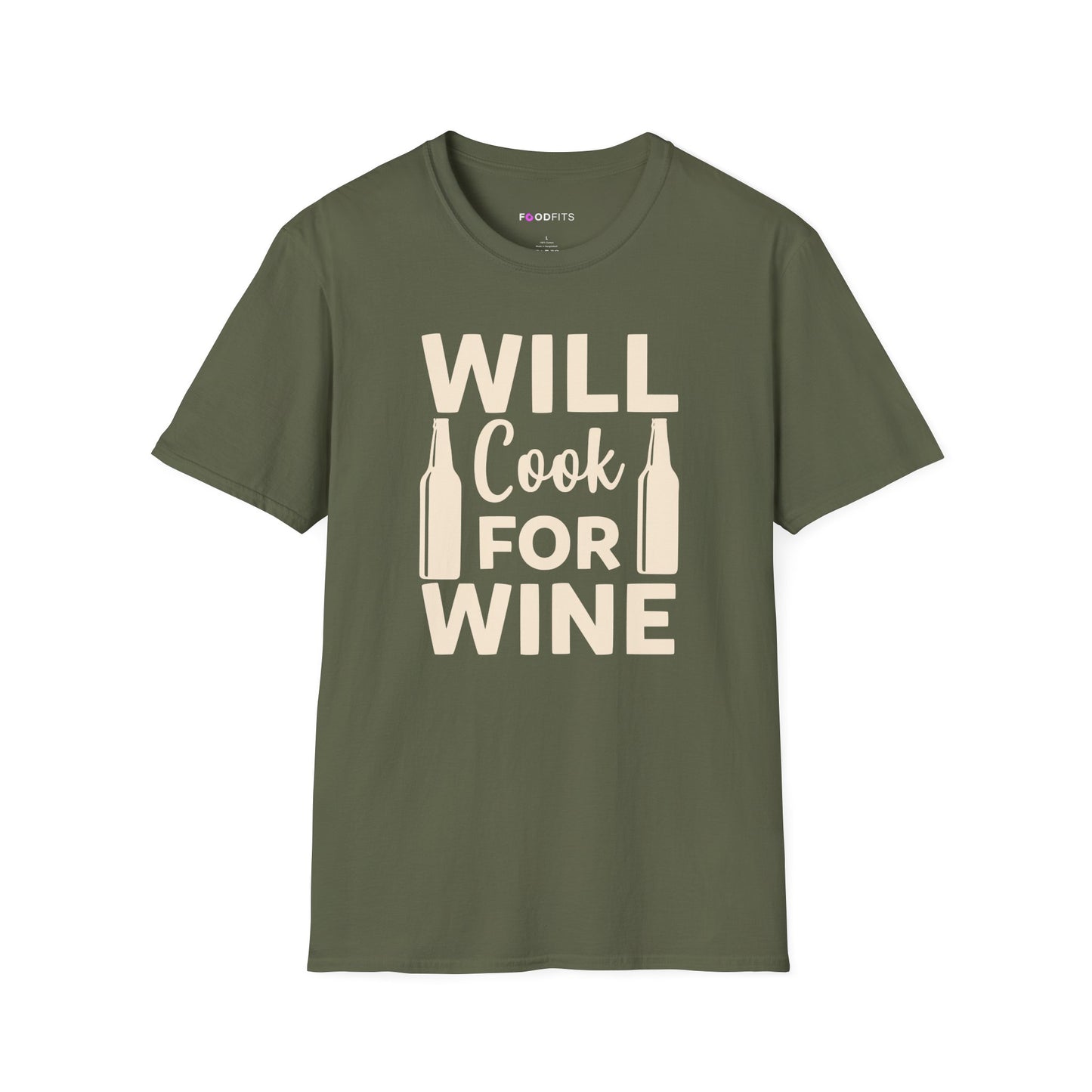 Will cook for wine t-shirt