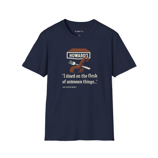 Dined on flesh of unkown things t-shirt