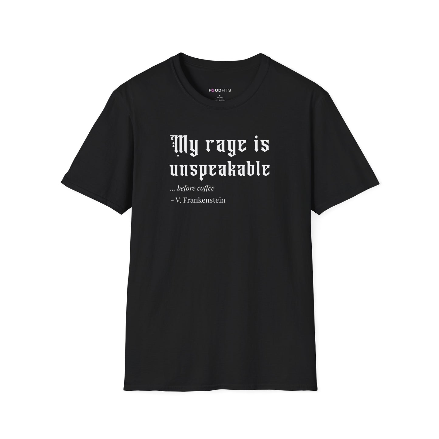My rage is unspeakable t-shirt