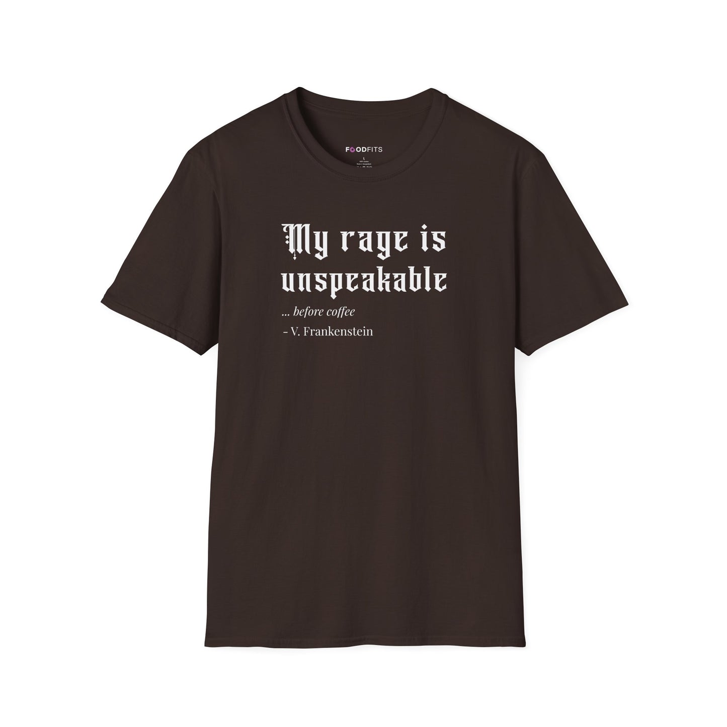 My rage is unspeakable t-shirt