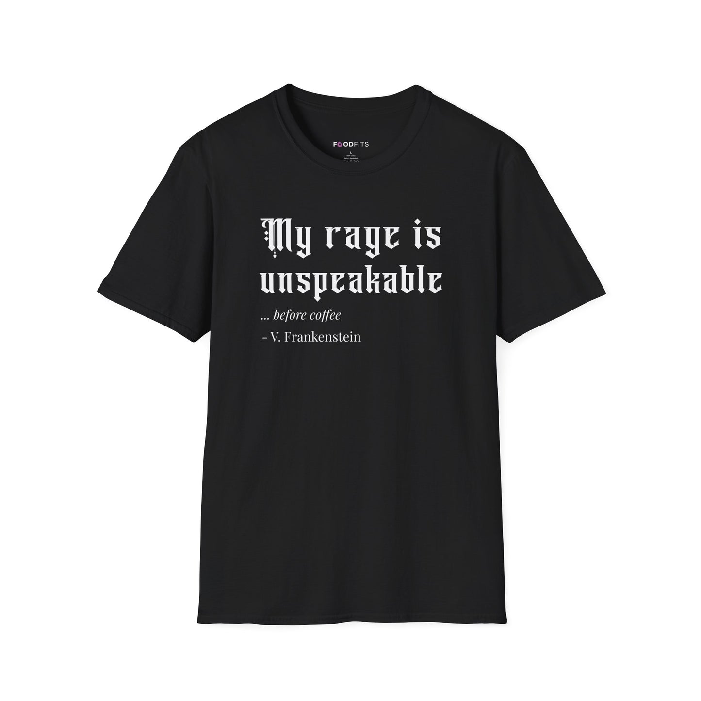 My rage is unspeakable t-shirt