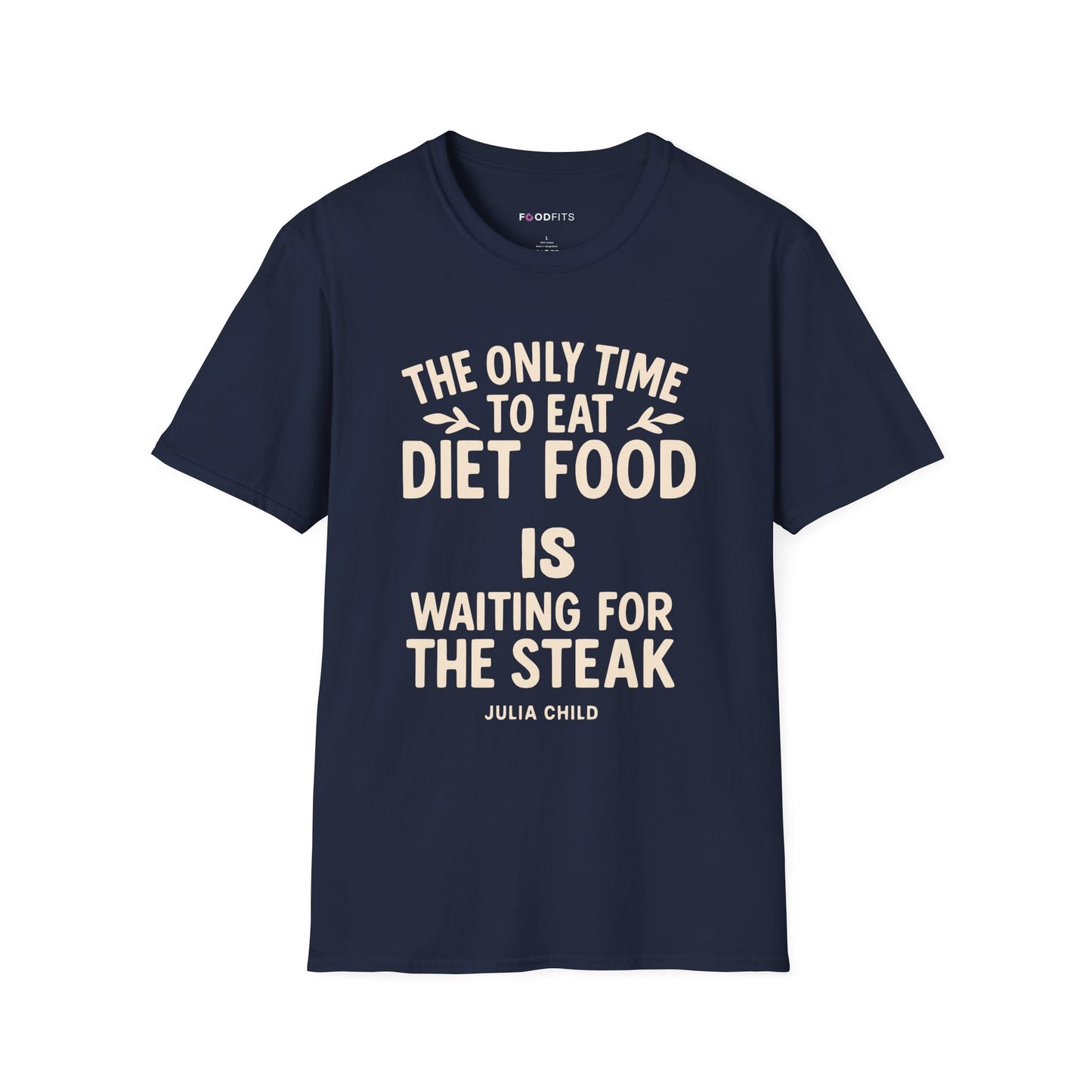 The only time to eat diet food t-shirt