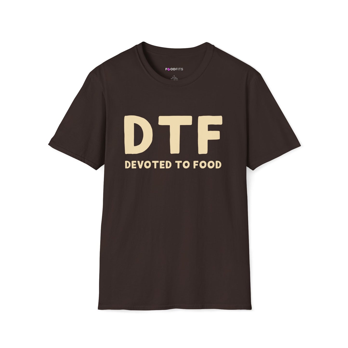 DTF devoted to food t-shirt