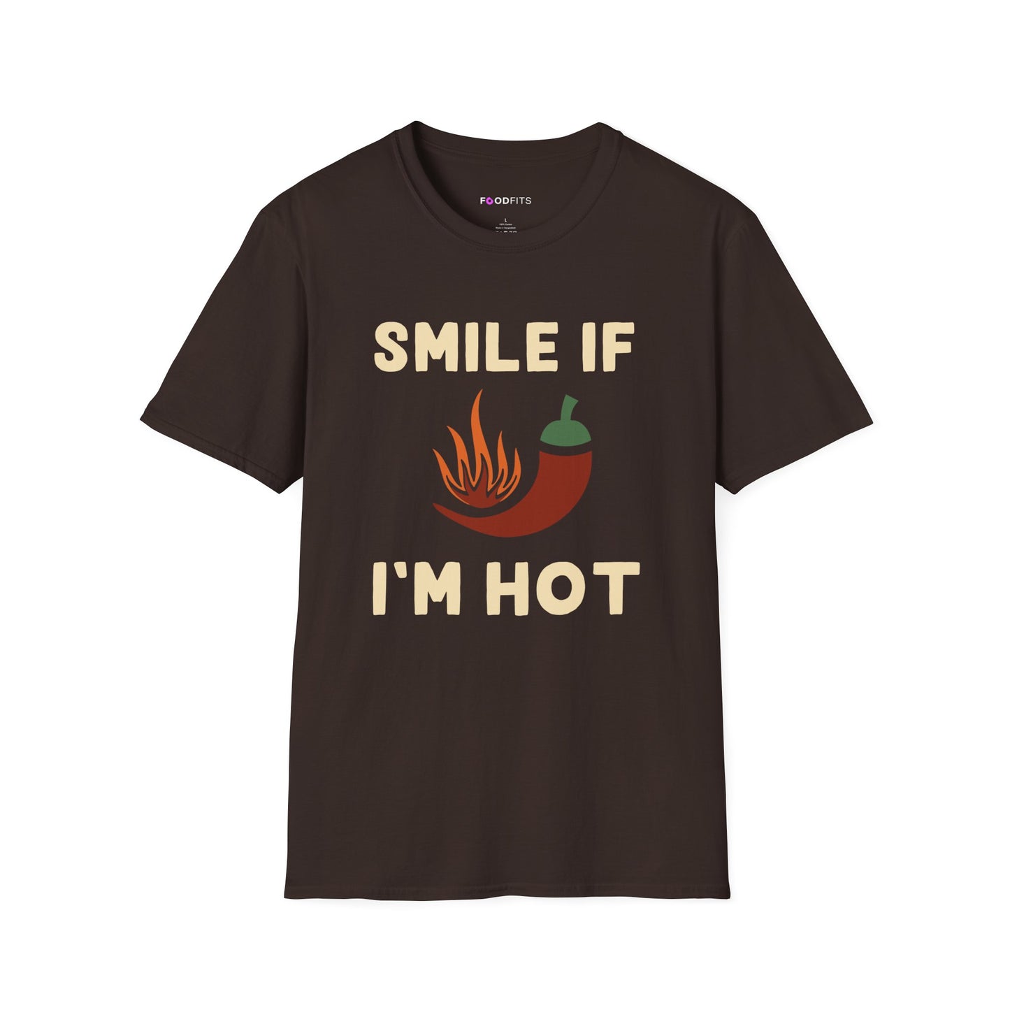 Smile if i'm hot t-shirt