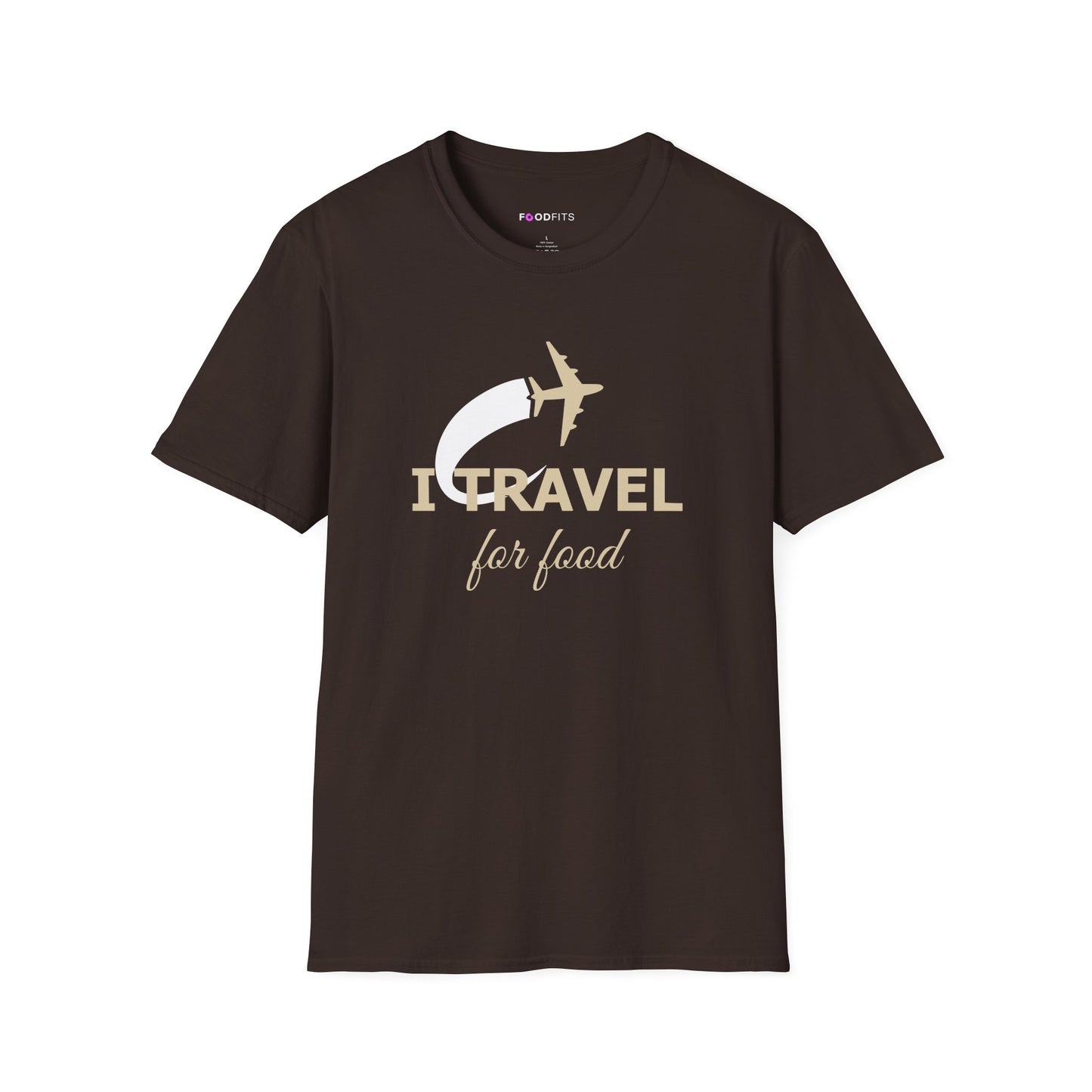 Will travel for food t-shirt