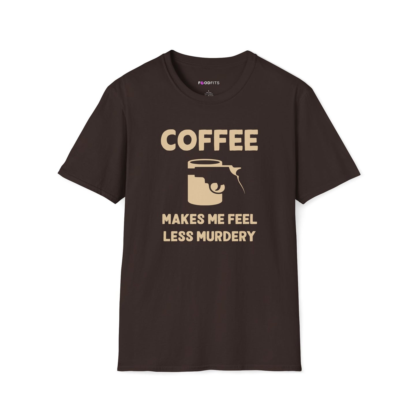 Coffee - less murdery t-shirt