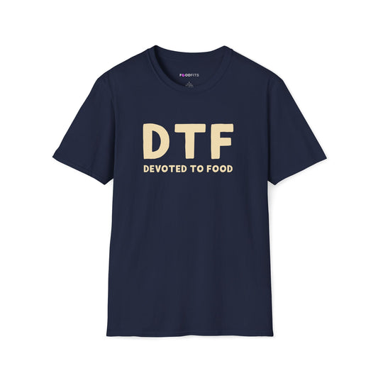 DTF devoted to food t-shirt