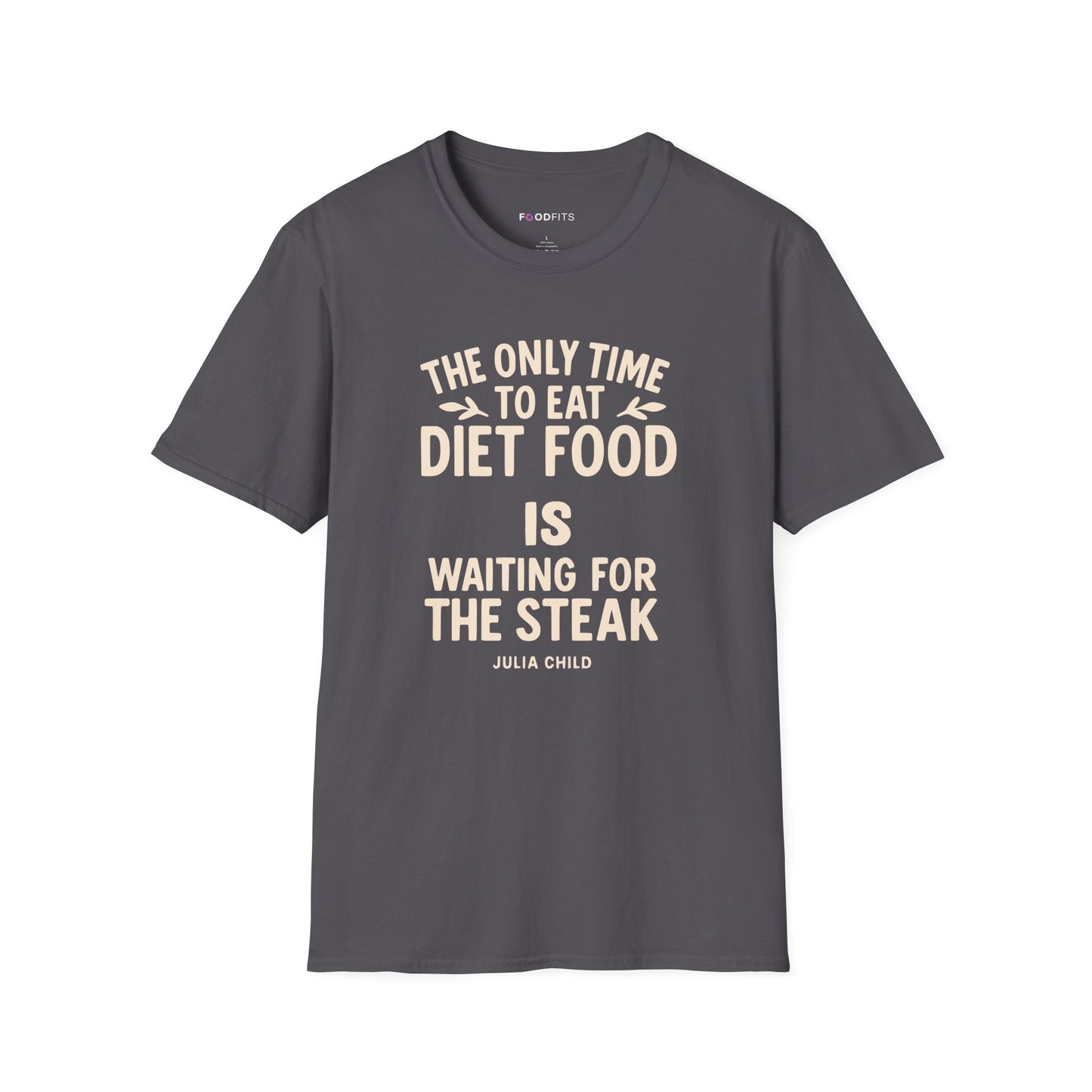 The only time to eat diet food t-shirt