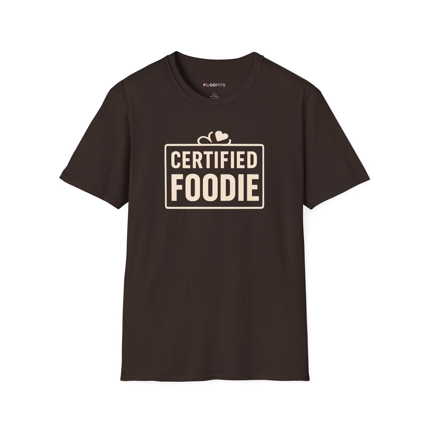 Certified foodie t-shirt