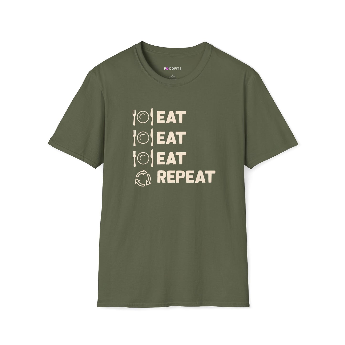Eat eat eat repeat t-shirt