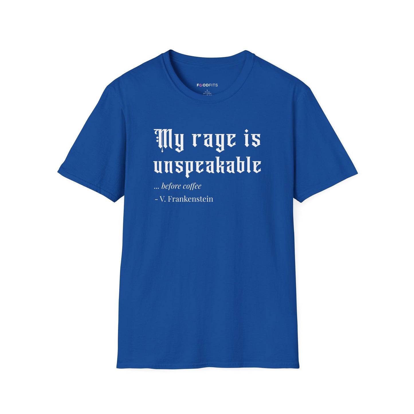 My rage is unspeakable t-shirt