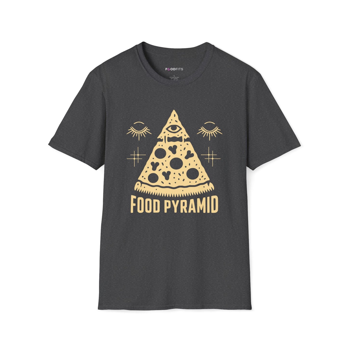 Food pyramid t-shirt