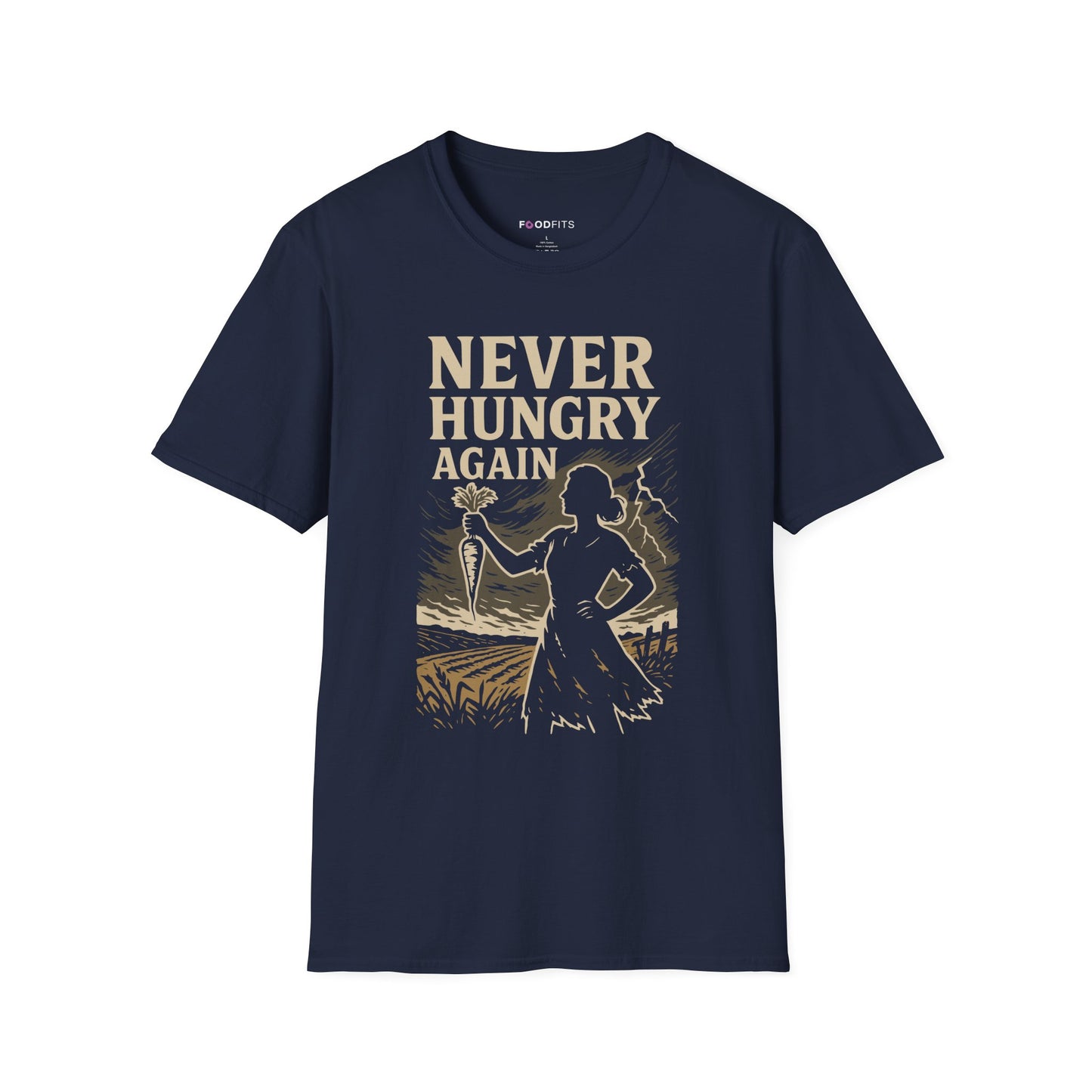 Never hungry again t-shirt